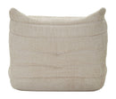 Poltrona Mask Bianca 103x100x80 cm in Spugna e Poliestere Bianco      