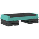 Stepper Fitness Regolabile a 10,5-15,5-20,5 cm con Superficie Antiscivolo e Capacità 250 kg in EVA e PE Verde      