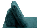Poltrona Letto Faster Petrolio 80x100x80 cm in Spugna e Poliestere Verde acqua      