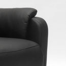 Poltrona Relax Reclinabile Manuale 75x95x103 cm in Similpelle Nero