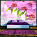 Fotomurale - Orchidee Color Lilla 300X210 cm Carta da Parato Erroi
