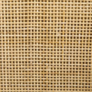 Scrivania da Ufficio 110x48x76 cm in Legno e Rattan Noce