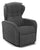 Poltrona Alzapersona Elettrica 2 Motori 75x108x85 cm con Ruote in Tessuto Dispositivo Medico 1 Grigio