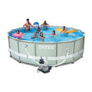 Piscina Fuori Terra Rotonda H122x488cm con Pompa Scaletta e Teli Intex Ultra Frame
