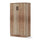 Scarpiera armadio 130x71x38 cm Gabriella noce country