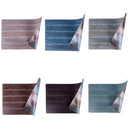 Set 6 Tovagliette Double Face 45x30 cm  in PVC VdE Tivoli 1996 Legno