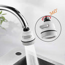 Filtro rubinetto rotante a 360° in ABS resistente 3 spruzzi