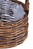 Set 4 Cesti Rotondo con Manico Larghezza 17 cm