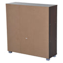Libreria in Legno da Terra con 9 Scompartimenti Marrone 89.5x30x93 cm 