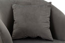Poltrona Silvery con Cuscino 73x66x78 cm in Legno MDF e Poliestere      