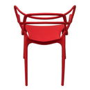 Set 4 Sedie 55x54x82 cm in Polipropilene Sveva Rosse