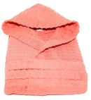 Accappatoio in Spugna 100% Cotone Sally Horizon Salmone Taglia S/M