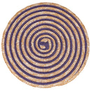 Set 4 Tovagliette Ø38 cm  in Paglia e Carta VdE Tivoli 1996 Spiral