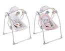 Altalena dondolo oscillante con Musica per Bambini 86x74x63 cm in Acciaio e Poliestere Baby Sweet  