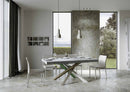 Tavolo Allungabile 200-460x90x77 cm Volantis Cemento Telaio 4A 