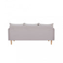 Divano 3 Posti Florin 188x84x51 h cm in Tessuto Beige