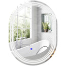 Specchio Bagno con LED 80x60 cm Antiappannamento e Interruttore Touch