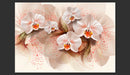 Fotomurale - Pale Yellow Orchids Carta Da Parato Erroi