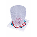 Set 6 Sottobicchieri 10x10x1 cm  in Ceramica VdE Tivoli 1996 Barrio