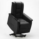Poltrona Alzapersona Elettrica 1 Motore 68x77x109 cmin Similpelle Nero