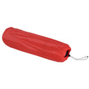Materassino Gonfiabile da Campeggio con Cuscino PVC Rosso 191x63x5 cm 