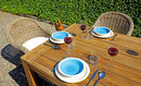 Poltrona da Giardino in Rattan con Cuscino Vorghini Algarve