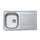 Lavello incasso 86x50 cm destro Samet