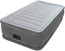 Materasso Singolo Gonfiabile 99x191x46 cm Floccato da Campeggio con Pompa Intex 64412