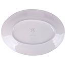 Piatto da Portata 38x27 cm  in Ceramica VdE Tivoli 1996 Face to grey 