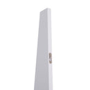Libreria Scaffale 3 Ripiani 2 Armadietti Design Moderno in Legno Bianco 70x40x195 cm 