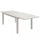 Tavolo Formentera 160/240x90x75 h cm in Alluminio Tortora