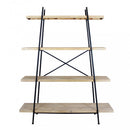 Mobile  Bennett 145x44x176 h cm in Metallo Nero