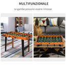 Calcio Balilla in Legno MDF 84,5x40x 61,2 cm 