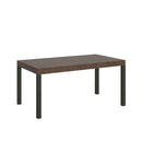  Tavolo Allungabile 130-390x90x77 cm Everyday Premium Noce Gambe Antracite