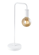 Lampada tavolo da Interno  E27 in Metallo Bianco Opaco