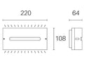 Applique da Esterno a LED 10W 4000K Sovil Bianco