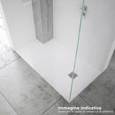 Piatto Doccia in Pietra Bonussi Ardesia Stone Central Bianco Varie Misure