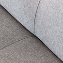Divano Letto Alvin 180x86x78 cm in Tessuto Grigio