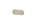 Applique da Interno a LED in Metallo Nickel Opaco