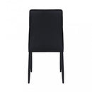 Sedia Blossom 41x50x91 h cm in Similpelle Nero