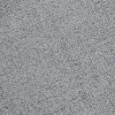 Poltrona Moderna in Tessuto con Seduta Imbottita 76x68x80 cm Gambe in Acciaio Grigio