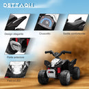 Quad Elettrico per Bambini 6V Honda TRX 250X Nero