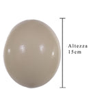 Uovo di Struzzo Naturale H 15 cm