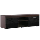 Mobile TV con Due Ante in Legno 140x40x44 cm 