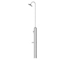 Doccia da Giardino Miscelatore e Lavapiedi ATI Docce Minijet-M Inox Anodizzato