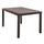 Tavolo Houston 150x90x74 h cm in Wicker Marrone