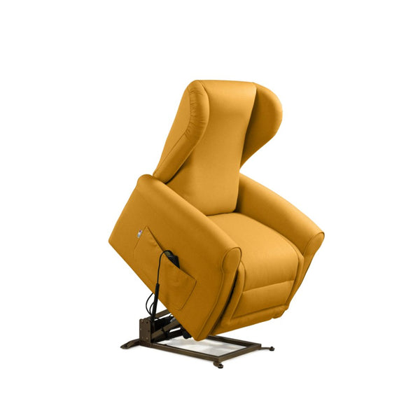 Poltrona Alzapersona Elettrica 2 Motori 90x100x90 cm Sofa in Microfibra Dispositivo Medico 1 Giallo acquista