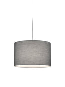 Lampada a Sospensione da Interno   in Tessuto Grigio