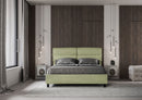 Letto Matrimoniale Nandy Tè verde Varie Misure