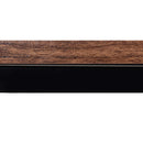 Mobile TV 120x40x45 cm in Metallo e Truciolare Nero e Marrone